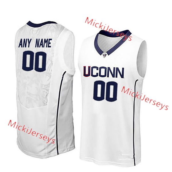 Baloncesto personalizado Uconn Connecticut Huskies Baloncesto Jersey 10 Alex Karaban 20 Andrew Hurley 5 Isaiah Whaley 4 Tyrese Martin 2 R.J. C