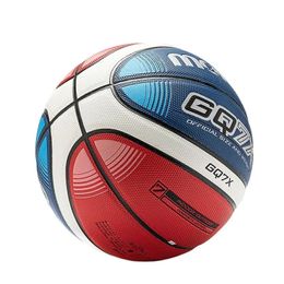 Basketbal GQ7X GG7X Hoge kwaliteit Officiële maat 7 Competitie Basketbal Standaard Ball Mens Training Ball Team Basketball 240408