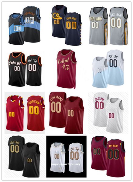 Basketball Jersey Donovan Mitchell Darius Garland Jarrett Allen Evan Mobley Caris Levert Max Strus Isaac Okoro Georges Niang Sam Merrill Marcus Morris Sr.