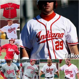 Jersey de béisbol Indiana Hoosiers College Hombres Mujeres Jóvenes Niños Todos cosidos Evan Whiteaker Josh Pyne AJ Shepard Gabriel Levy Matthew Ellis Riley Langerman