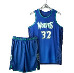 Basketbal Jersey Karl-Anthony Towns Anthony Edwards Dangelo Russell 75e Diamond Minnesotacity Jerseys Mannen Jeugd S-XXL Op voorraad