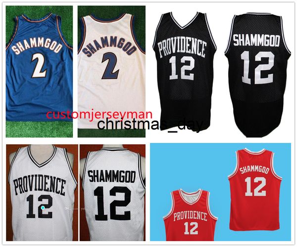 Basketball Jersey Mens cous￩ Dieu 2 Shammgod Jerseys Providence Retro CSSIC Taille personnalis￩e S-5XL