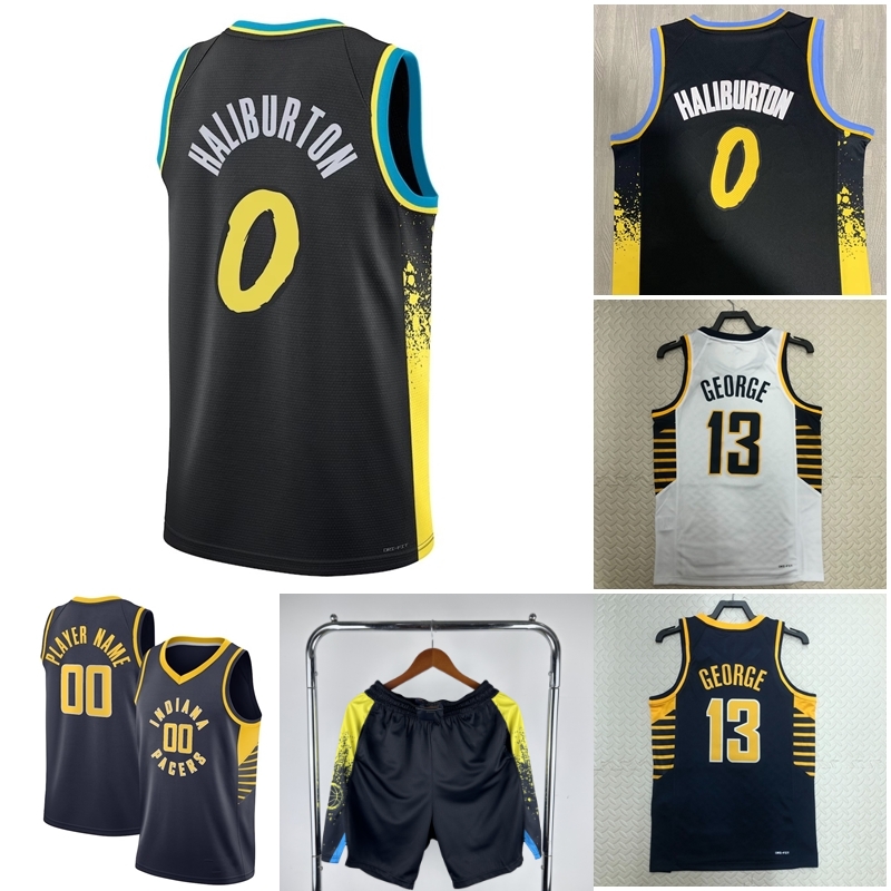 Basketball Jersey Pascal Siakam Tyrese Haliburton Myles Turner Bennetict Mathurin Aaron Nesmith Jalen Smith Obi Toppin Andrew Nembhard T.J.McConnell Women Youth