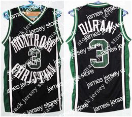 Camisetas de baloncesto Camisetas de baloncesto # 3 Kevin Durant Montrose Christian High School Retro Classic Basketball Jersey Hombre Cosido Personalizado