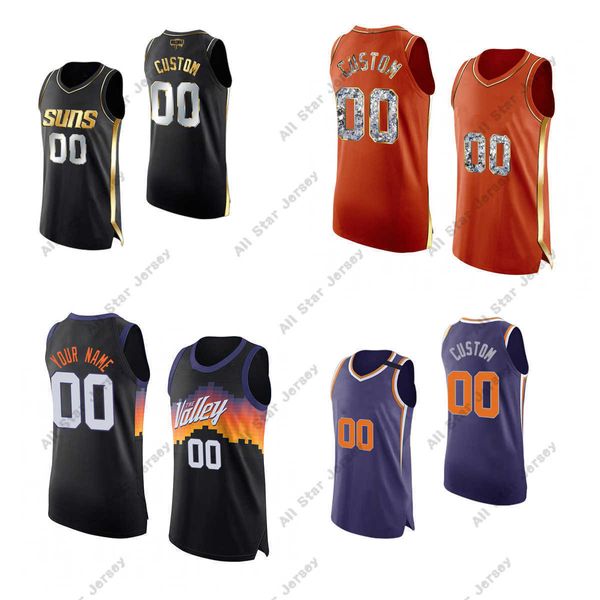 Maillots de basket-ball Version joueur authentique personnalisé Maillots de basket-ball cousus Chris Booker Jae Crowder Payne JaVale Saric Dario Paul Devin Cameron McGee