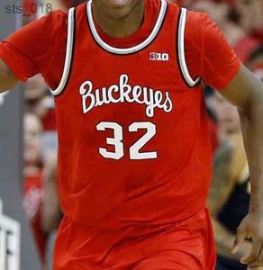 Camisetas de baloncesto Camiseta personalizada de los Buckeyes del Estado de Ohio E.J.Liddell Justice demanda a CJ Walker Kyle Young Justin Ahrens Zed Key Seth Towns MusaH243588