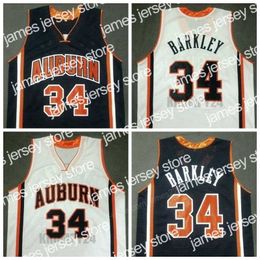 Basketballerseys Custom Retro #34 Charles Barkley College Basketball Jersey heren voor alle maat 2xs-3xl 4xl 5xl naam of nummer