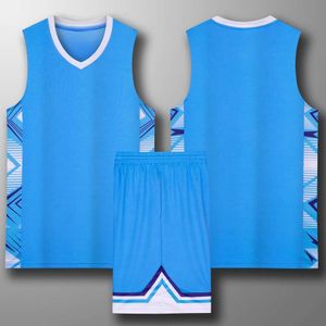 Basketballirtes Dog Carrier A95-pak, kleding voor kinderen voor kinderen, herenprint, speltrainingsteamuniform en trui met zakken aan beide kanten, 3xS-5XL