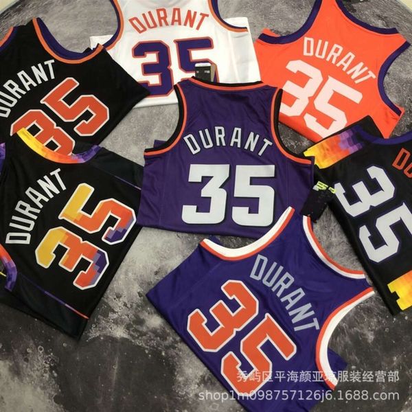 Jerseys de baloncesto Jersey prensado en caliente Sun