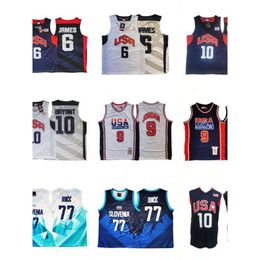 Basketball Jerseys Jersey Frame National Team 6 James 10 Collection Wall Star Embroderie Sports Traine