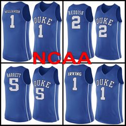 Basketball jerseys Jersey Ja 12 Morant NCAA Zion 1 Williamson Men Blue College RJ 5 Barrett 2 Reddis J.J 4 Redick 32 Laettner Wear Stock S-XXL
