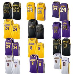Basketball Jerseys Jersey Lakers 24 # Kobe brodé