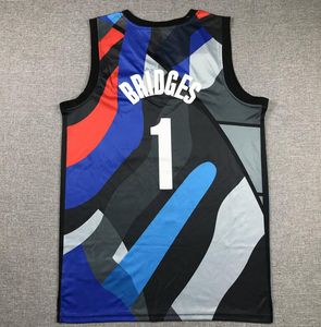 Maillots de basket-ball Mikal Bridges camouflage 2024, maillot de ville pour hommes et femmes, maillot de Sport pour jeunes S-XXL