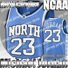 Maillots de basket-ball NCAA Caroline du Nord 23 Michael Jersey MJ Dwyane 3 Wade Allen 3 Iverson Jersey 33 Jimmer 32 Fredette College Basketball Jersey 2-19