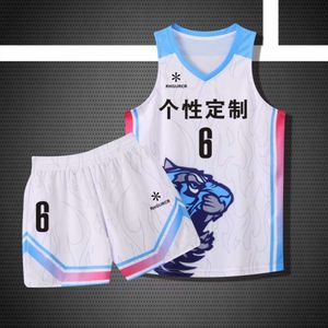 Basketballerseys New Jersey Print Set Set Men's American Smal Shoulder Student Match Sports Training Team