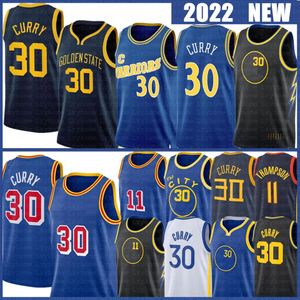 Basketbal jerseys Stephen 30 Curry Klay 11 Thompson 3 Poole Draymond 23 Green Andrew 22 Wiggins Golden Looney