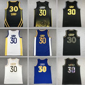 Maillots de basket Stephen Curry jaune noir blanc 2024 maillot de ville hommes femmes jeunesse S-XXL maillot de sport