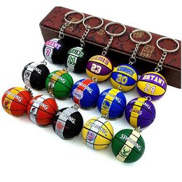 Huile de basket-ball Hot Pvc Sport Style Key Ring Sac Pendentif Pendre Accessoires Céde