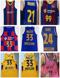 Basketball Lassa 33 Nikola Mirotic Jerseys Man 22 Cory Higgins 0 Brandon Davies 8 Adam Hanga 21 Alex Abrines 30 Victor Claver 24 K5750712