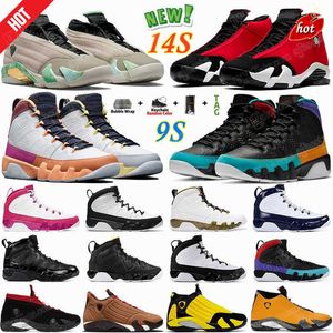 Basketbal lage schoenen J3S basketbalschoenen Men 9 9s Gym Red Black Change the World UNC gefokt 14 14S Space Jam University Blue Gold Fortune Racer Dream