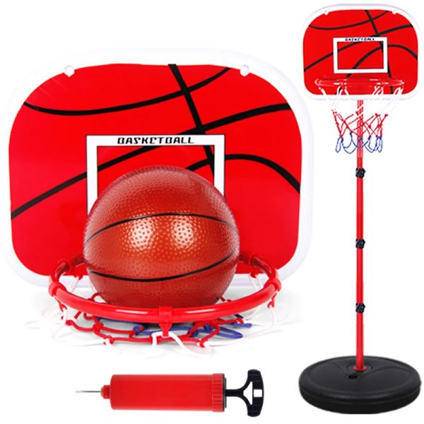 Basketball Outdoor Indoor Sport Basketball jouant au jeu de jouets Panier de support réglable Hoop Game Game Mini Child Yard Game Boy Toys Gift