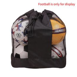 Basketbal zak Mesh Ball Bag Verstelbare riem Oxford Doek Gemakkelijk Draagbaar Voetbal Grote capaciteit enkele schouder