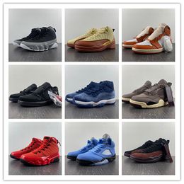 Zapatos de baloncesto 1S 12S 5S 6S Bajo Hombres Entrenadores Deportes Zapatillas de deporte Calidad con tamaño de caja 4-13