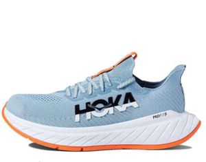 Chaussures de basket-ball 2023 HOKA ONE Clifton Chaussures de sport Runner Carbon X3 Triple Noir Blanc Bleu clair Sports de plein air Baskets de créateurs Lifestyle Absorption des chocs 36