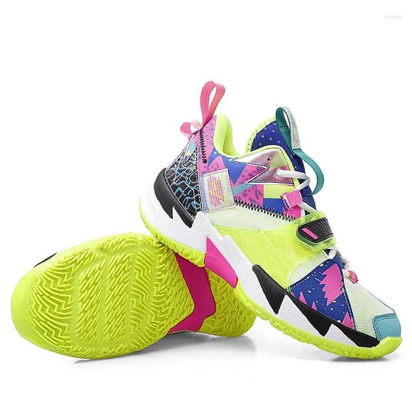 Zapatillas de baloncesto de marca para adultos para niños y niñas, calzado deportivo transpirable de alta calidad, para correr, fondo suave, 2024