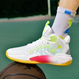 Basketbalschoenen 2024 herenlaarzen - absorberende hoge sneakers Mode reflecterende antisliptraining