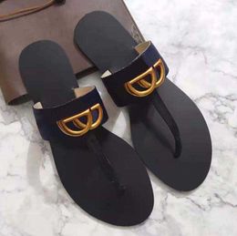 Femme sandales tongs pour femmes haute qualité élégant pantoufle mode classiques sandale chaussures plates glisser Eu 35-42