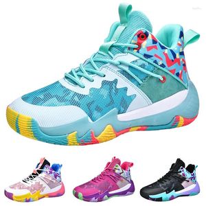 Chaussures de basket-ball 36-45 #, chaussures de Sport décontractées pour jeunes garçons et filles, entraînement sportif à l'école, course à pied pour étudiants en plein air