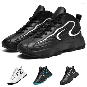 Chaussures de basket-ball 39-48 # pour jeunes adultes, confortables, antidérapantes, décontractées, de Sport, d'entraînement sportif scolaire, de course à pied, pour étudiants