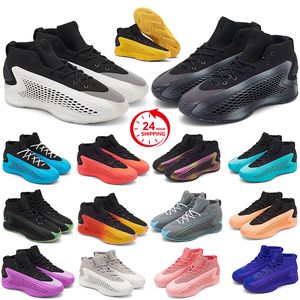 Chaussures de basket-ball ae 1 meilleur de Stormtrooper All-Star The Future Velocity Blue Grey Purple Men avec AE1 Love New Wave Coral Anthony Edwards Men Training Sports Sneakers