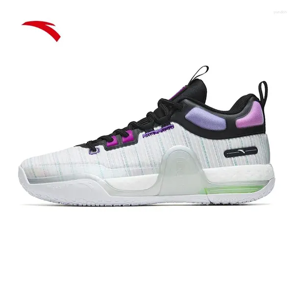 Chaussures de basket-ball Anta Domineering Series Low-top Lightweight Technology Rebound Exception TPU Anti-twist Anti-Slip Combat