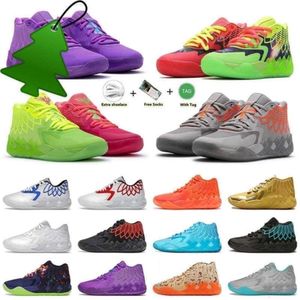 Chaussures de basket-ball chaussures de basket-ball pour hommes, baskets de sport noires Buzz City Rock Ridge rouge Lamelo Ball 1 Mb.01 Lo Ufo Not