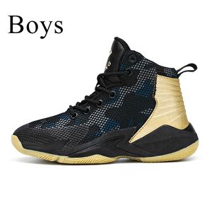 Chaussures de basket-ball garçons enfants enfants filles hommes femmes baskets sport professionnel anti-dérapant marque Designer taille 31 ~ 45