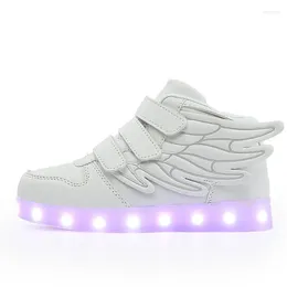 Chaussures de basket-ball lumineuses pour enfants, chargement USB, LED, pour étudiants, hommes et femmes, Sports de plein air et loisirs