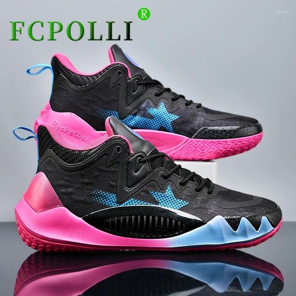 Chaussures de basket-ball Cool pour hommes, bottes résistantes, respirantes, de Sport, de styliste, à chevilles hautes, baskets pour hommes