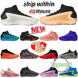 Chaussures de basket-ball Designer AE 1 chaussure AE1 MENS Men Anthony Edwards New Wave Stormtrooper avec Love Blue Future Ciay Red Velocity The Georgia Coral N1E4 #