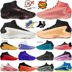 AE1 Chaussures de basket-ball AE 1 Géorgie Red Clay Shoe Mens Men All-Star The Future Best of Stormtrooper with Love Velocity Blue New Wave Anthony Edwards Coral