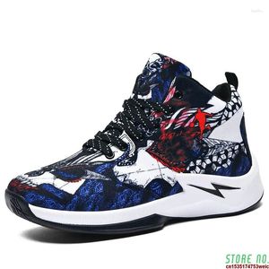 Chaussures de basket-ball High-Top Mesh Mendihning Light Light Sneakers Men Houstable Outdoor Sports