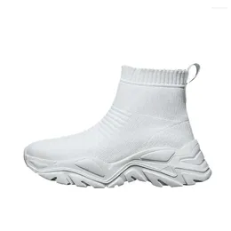 Basketbalschoenen Tennisschoenen met hoge topzool voor dames Dames grote maten Dames Sneakers Zwart Sport Geïmporteerd Luxe YDX2
