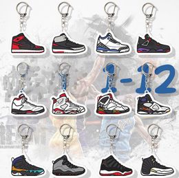 Basketbalschoenen Keychain Fashion Sport Celebrity Figuur Basketbal Star Backpack Hanger Handtas Key Chain Gifts For Fans Memorabilia