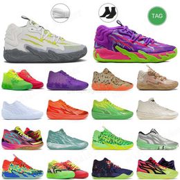 Chaussures de basket-ball Lamelo Ball MB01 20 30 hommes Chaussures de basket-ball Rick et Morty MB01 Blue Hive Toxic MB03 Chino Hills Red Blast White Green Rare Gutter Melo MB 01 Femmes Mens S