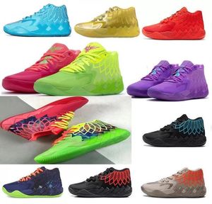 Chaussures de basket-ball Lamelo Ball Shoe Queen City Black Blast Buzz City Lo Ufo Not From Here Rock Rock Red Sport Trainner Sneakers pour hommes Femmes