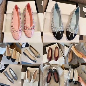 Luxury Fashion Chanel Designer Women Loafers Chanells Shoes Low Heels Lady Dress Shoe Ladies ballerina Wedding Chanellsandals【code ：L】Slippers
