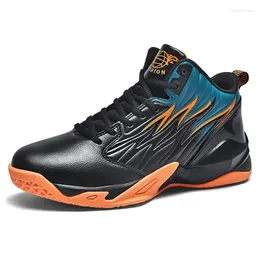 Chaussures de basket-ball Sneakers portables à la mode High Top High pour hommes Sports d'automne High Elastic 2024