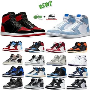 Basketbalschoenen Heren Dames Jumpman 1s Hight Tops Outdoor Sneakers Fragment Obsideian Hype Royal University Blauw Donker Mokka Pollen Sport Sneakers Trainers