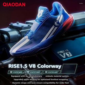 Zapatos de baloncesto Qiaodan Rise 1.5 para hombres 2024 ATLETICO ATLETIVO PROFESIONAL ATLETIVO ANTERIORY ANTAVIA COMPACIÓN AM13240199